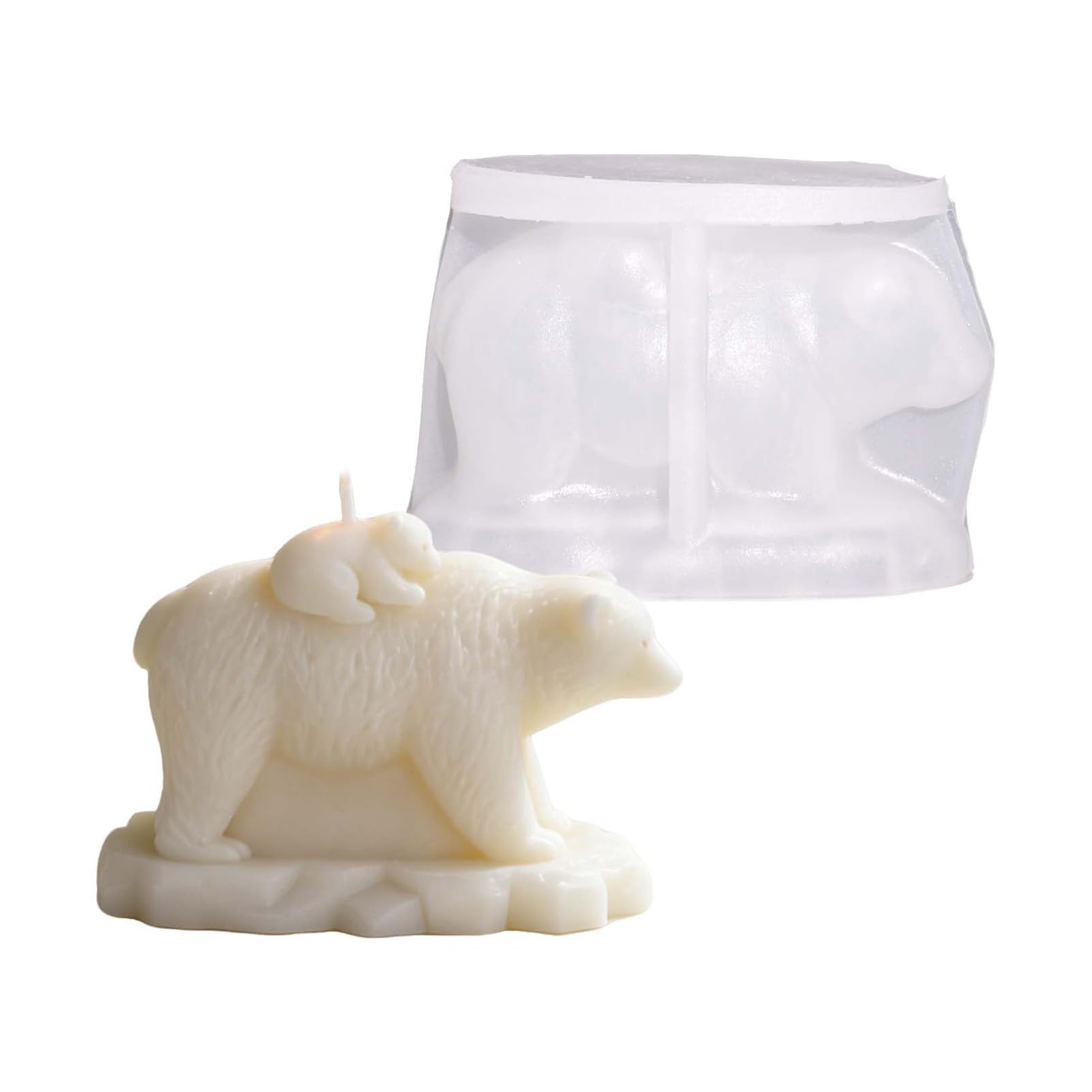 Snorvixre Food Safe Silicone Featuring Lifelikes Mother Northern Bear Designs Bear Silicone