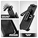 Encased Rugged Belt Case for Samsung Galaxy S25, Protective [Heavy Duty] Dual-Layer Shockproof Cover with Rotating Belt Clip Holster (Compatible with MagSafe), Black (S25)