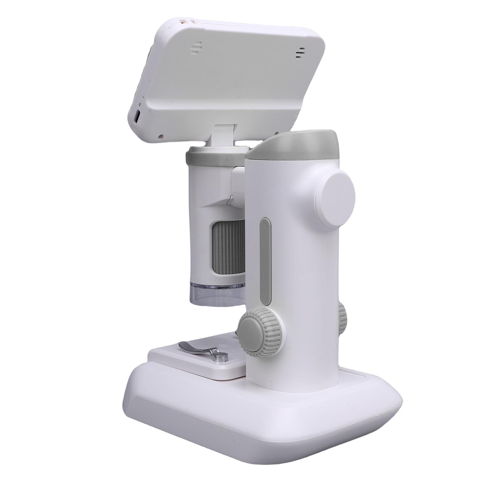 Naroote Microscopio Portátil Digital de Mano 1600X con Pantalla de 4 Pulgadas y Luz LED, Kits de Ciencia para Niños, Lupa de Laboratorio de Ciencias Educativas y de Aprendizaje para Niños de 6 a 12