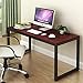SHW 55-Inch Commercial-Grade Office Computer Desk, Cherry