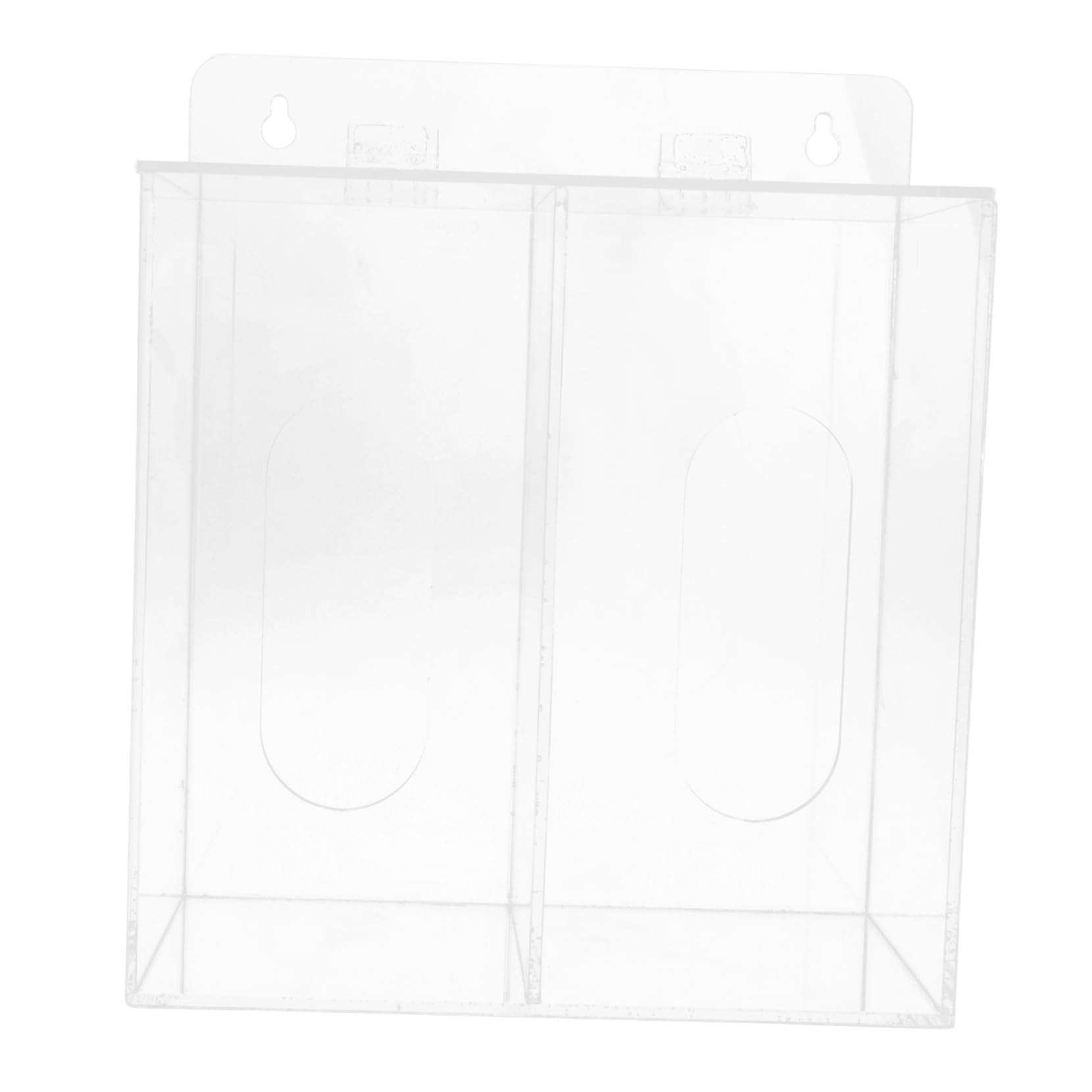 ULTECHNOVO 4piezas Dispensador De Guantes y Acrílico Montado Pared Compartimentos Para Organización Laboratorios y Espacios De Trabajo