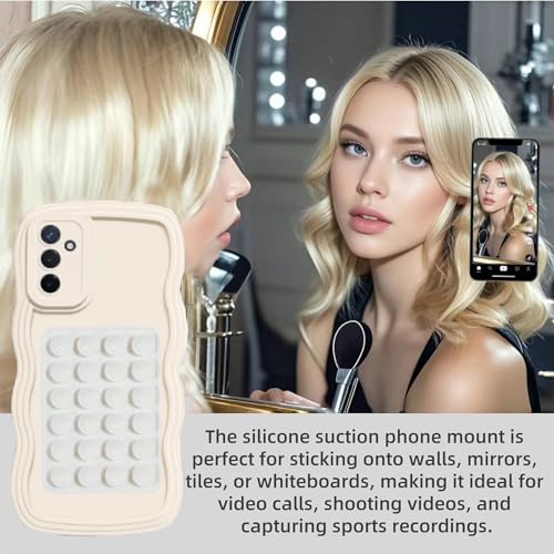 Coque Samsung S24 avec ventouse silicone et support mains libres intégré