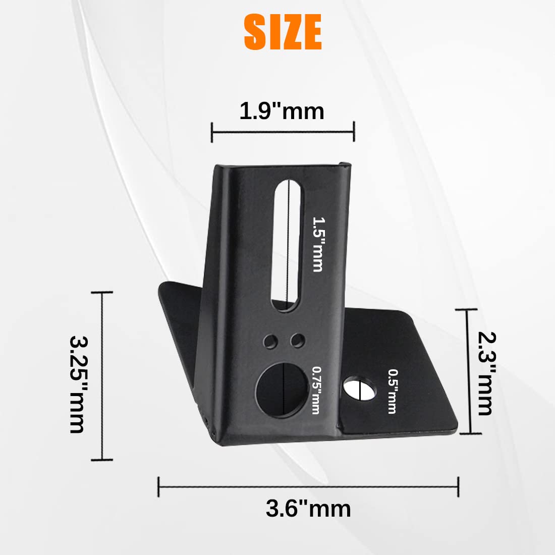 Staffe Per Fari LED Su Montante A Per Jeep Wrangler JK 2007-2017 - Acciaio Al Carbonio, Angolo Regolabile