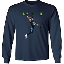 Long Sleeve Jaxon Smith Njigba JSN AIR Seattle Shirt T-Shirt Youth Small Blue