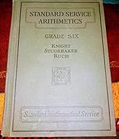Standard Services Arithmetics - Grade Six B0010K7FO8 Book Cover