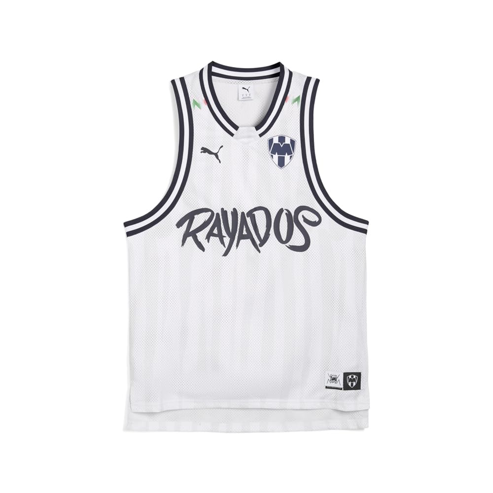 PUMA Mens Hoops X Manchester City Crew Neck Sleeveless Replica Jersey Casual
