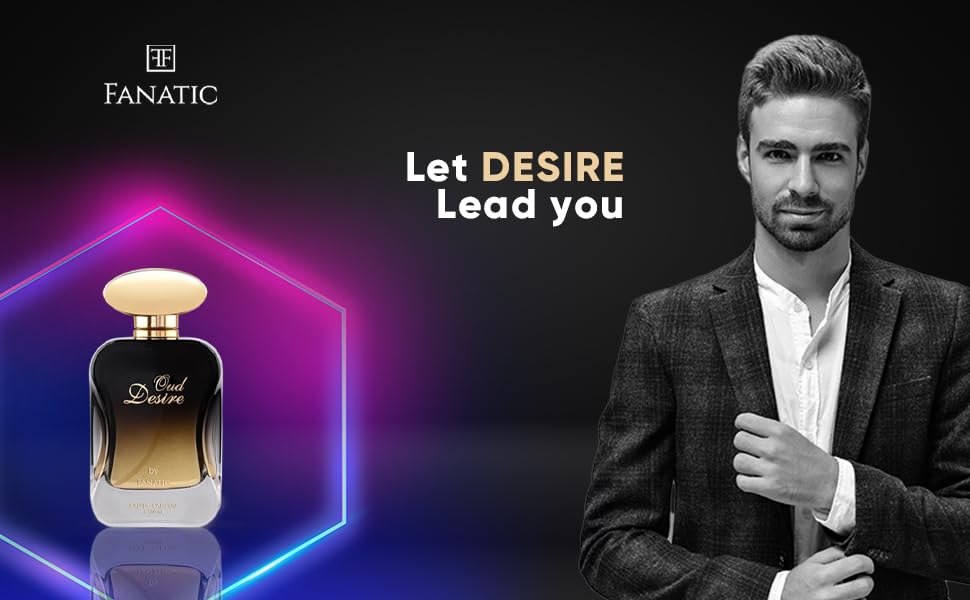 Image of Fanatic Luxury OUD Desire Perfume For Unisex, 100ml Liquid Eau De Parfum Unisex Long Lasting With Premium Woody Fragrance