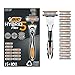 BIC Hybrid 5 Flex Refillable Men's Razor, 1 Weighted Handle and 10 Nano-Tech Titanium 5-Blade Refills with Precision Blade - Bundle of 1+10
