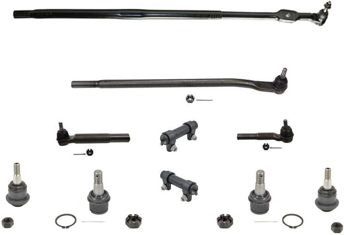 Drag Links Bracket Tie Rods Ball Joints Replacement Part for Dodge RAM 2500 4 Wheel Drive 08-12