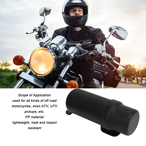 Image of Asixxsix Motorcycle Tool Tube, 125mm Motorcycle Universal Off Road Tool Tube, Storage Box Holder Manual Canister with 4 Rolling Tapes for Off Road Motorcycles, ATV, UTV, Trucks
