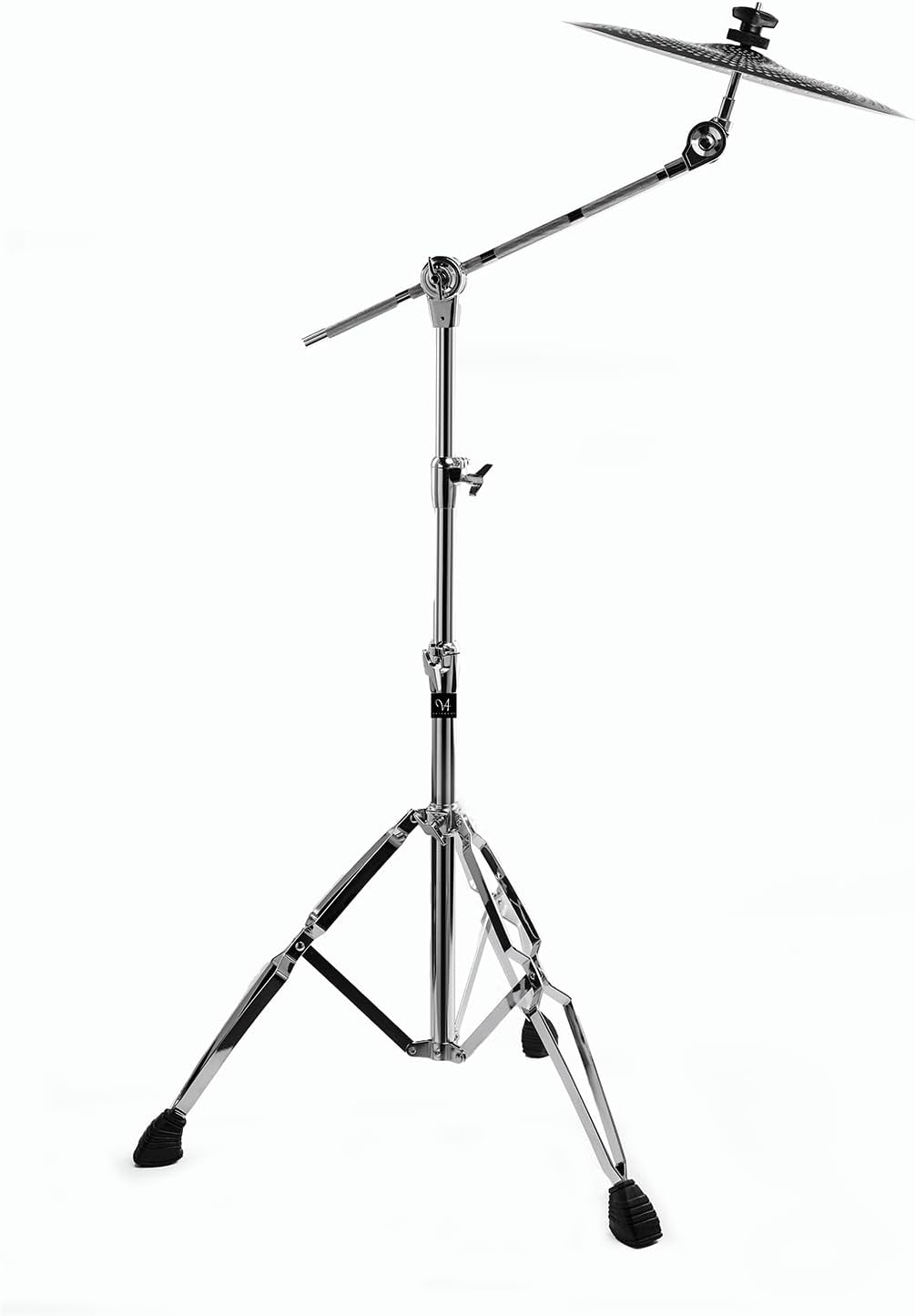 Cymbal Stand，Double Braced Cymbal Stands，Adjustable Height 29.5" to 59",Cymbal Boom Stand for Mounting Crash, Ride and Splash Cymbals (V-XDJ003)