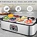 Culinary Chef Series MAGNAVOX HOME, Ultimate Probiotic Yogurt Maker with Adjustable Time & Temp Control - Make Trillions of Live Probiotics with 8 GLASS JARS - Greek Yogurt Maker