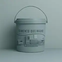 Revestimento Cimento Queimado Piso E Parede Pronto Pra Uso 5Kg