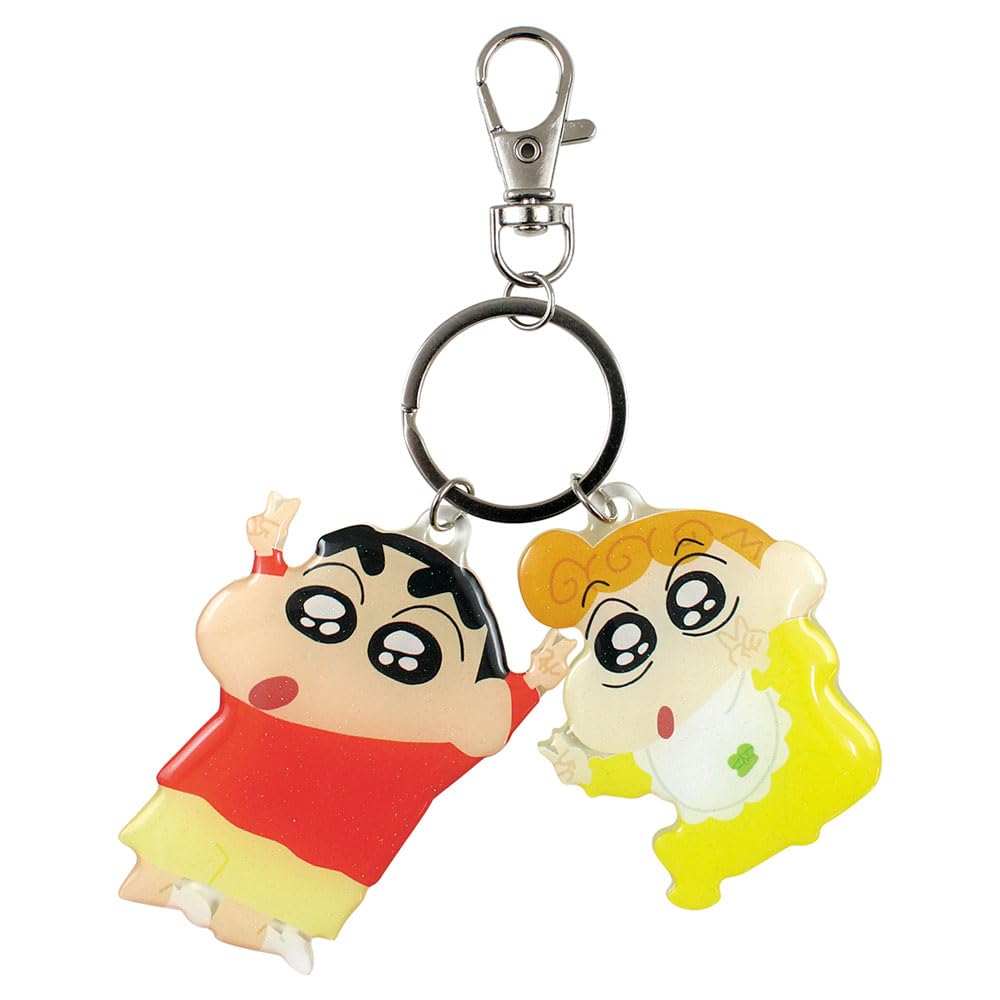「クレヨンしんちゃん」しんちゃん＆ひまわりキーチェーン１個（非売品・新品） Amazon.co.jp: しんちゃんダイカットツインキーホルダー しんちゃん