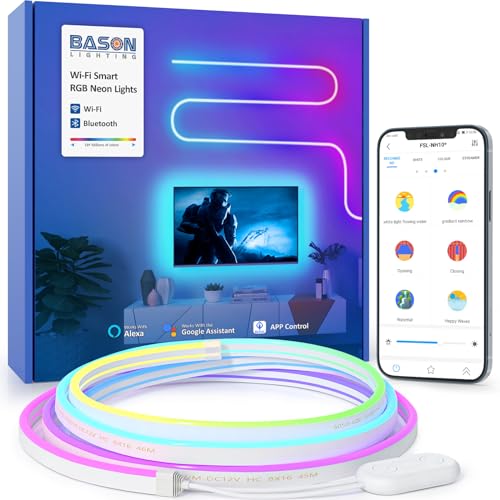 BASON LIGHTING Tira LED RGB+IC 3 metros con control por voz miniatura 1
