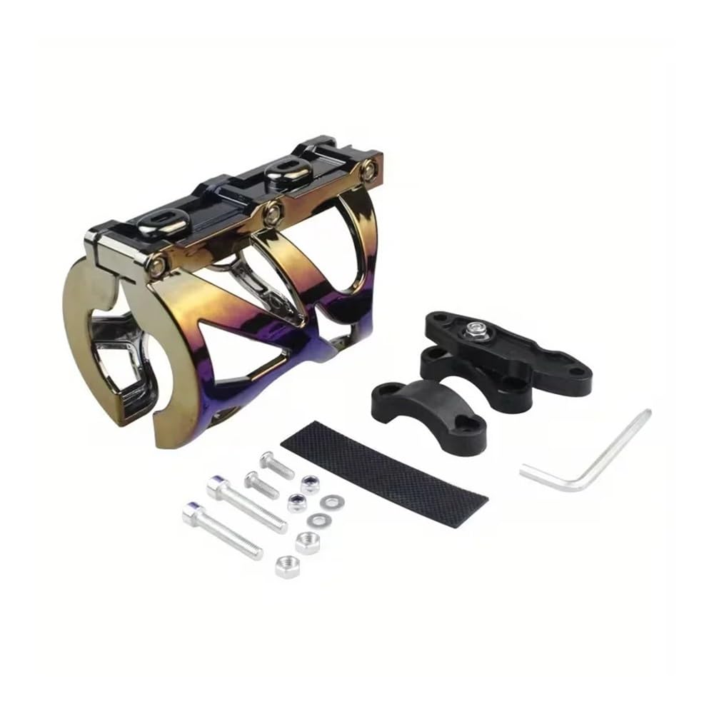 Flaschenhalter Motorrad Verstellbarer Motorrad-Wasserflaschenhalter, Fahrrad-Getränkehalter, Roller-Universal-Wasserflaschen-Lenker-Getränkehalter-Halterung