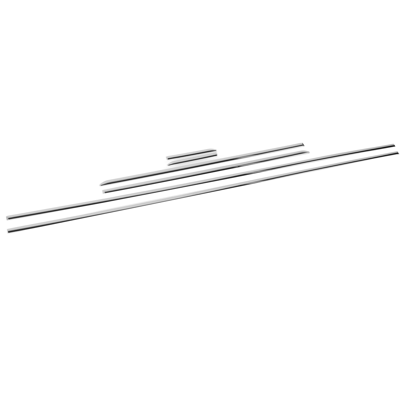 Karosserie-Seitentür-Zierleisten-Set 6-teiliges Chrom-Karosserie-Seitenkotflügel-Türzierleisten-Set 204 690 3162 Ersatz für C-Klasse W204 Limousine 2008 Bis 2014