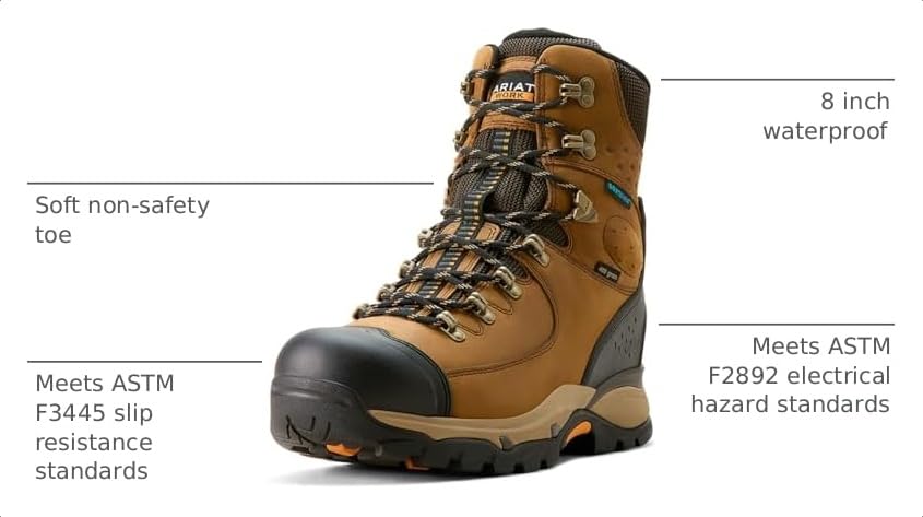 Image of ARIAT Men's Endeavor 8 inch Waterproof Insulated Work Boot