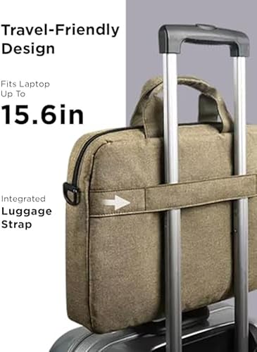 Vista 30 de Lenovo GX40Q17230 - Funda de transporte para laptop y tablet de 15.6 pulgadas, diseño elegante, tela duradera y repelente al agua, casual de T210