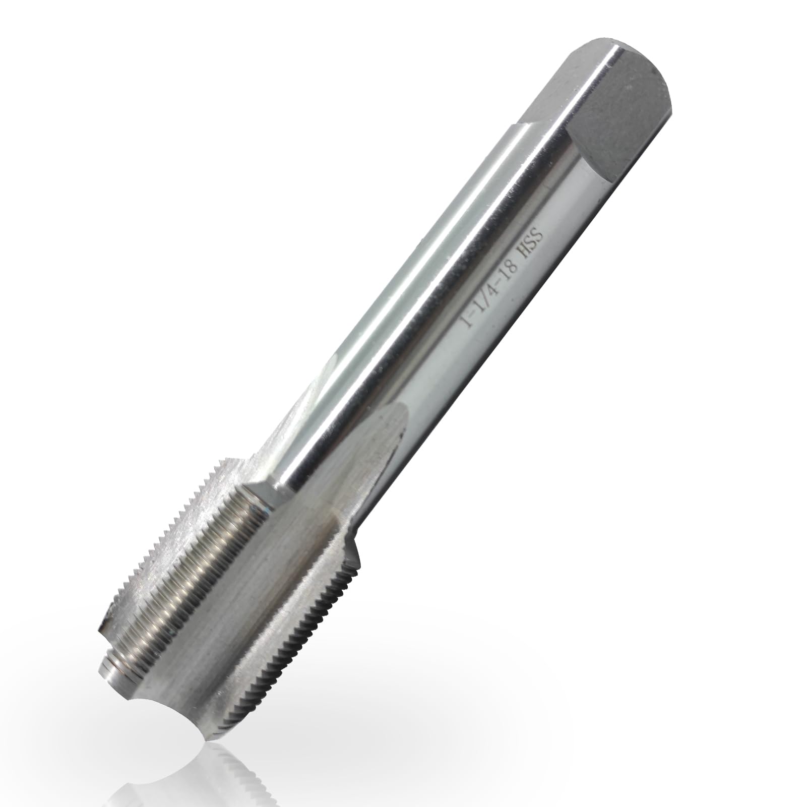 Lzcdelyxiao 1 1/4"-18 Tap UNEF Right Hand Straight Flute Thread Tap Machine Tap 1-1/4"-18 TPI Nominal Diameter 1 1/4" Thread Per Inch 18 Fin Thread Tapping Thread High Speed Steel HSS 2B