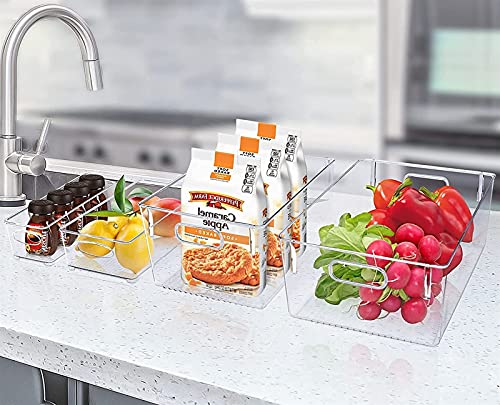 Koelkast Organizer Bins, For Freezer Kitchen Cabinets, Clear Plastic Pantry Snack Food Lade Organisatie Home Essentials… - Image 3