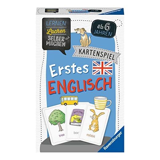 Ravensburger 80543-Aprender Risa DIY-Primer Inglés, niños para 1-4 Jugadores, Juego Educativo a Partir de 6 años, Multicolor (80543)