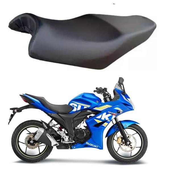 Waterproof Durable Faux Leather Seat Cover for Suzuki Gixxer SF (Black) - Heat Resistant, Sweat Free Comfort, Protects from Cuts and Scratches-image-7
