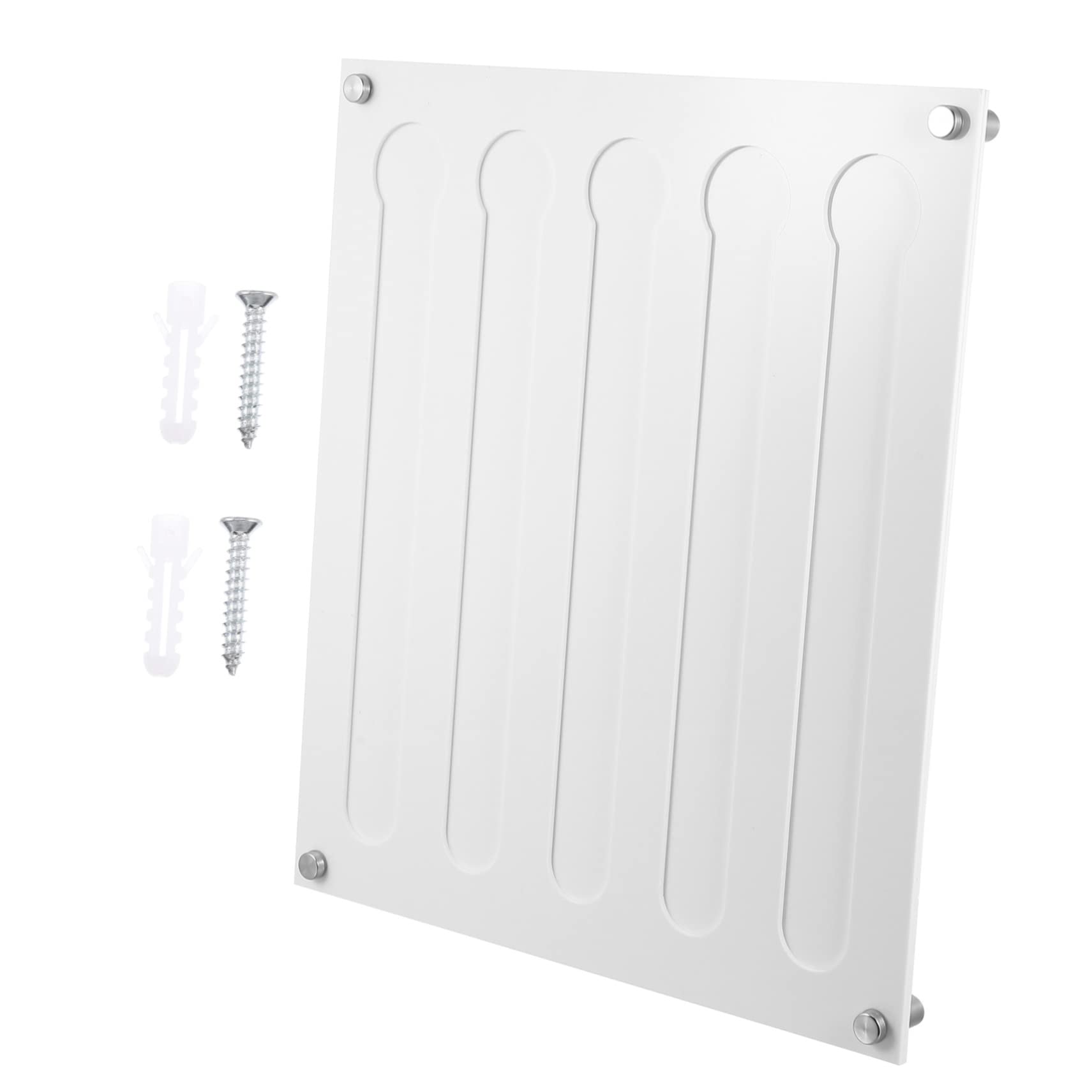 Zerodeko Organizzatore Design a Muro Bianco per Capsule di Acrilico Facile da Pulire Contenitore Compatto per Casa e Locale per Cialde Espresso