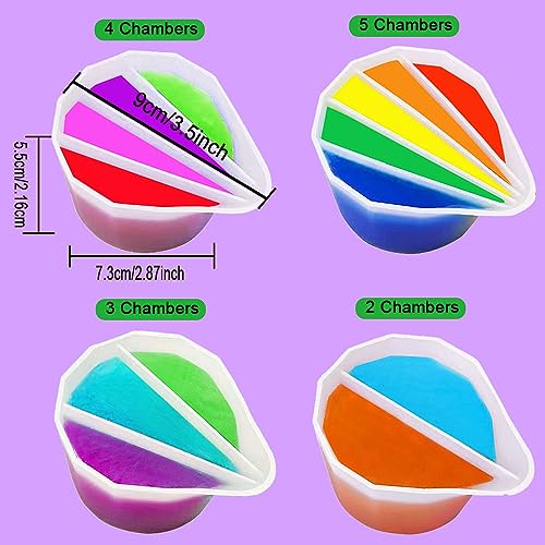 Yanxiao 4 Pezzi Tazza Divisa per versare la