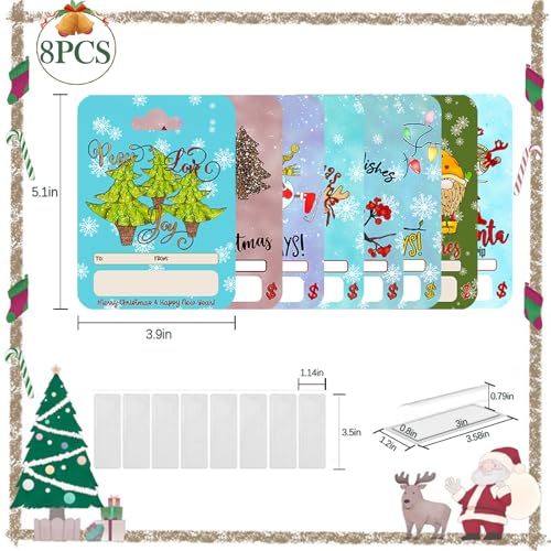 Christmas Money Holder Cards 8 Pack DROPS TO - image 7