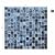 Mesh-Mounted Glass Mosaic Tile Backsplash, 12” x 12” Mixed Blue Wall Glass Backsplash Tile for Kitchen Bathroom Swimming Pool (8 Sheets, 8 sq.ft)