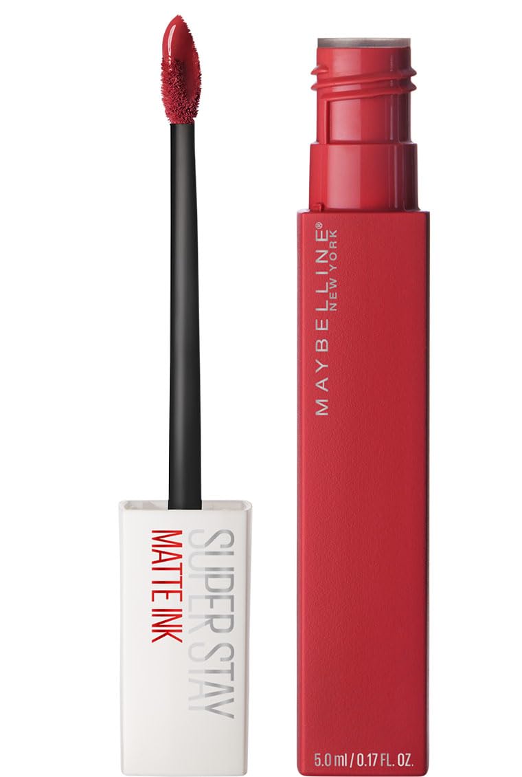 Lipstick, Superstay Velvety Matte Ink Liquid Lipstick, Up to 16H Non Transferable, Vibrant Longlasting Finish, Non Drying, Shade 20 Pioneer, 5ml