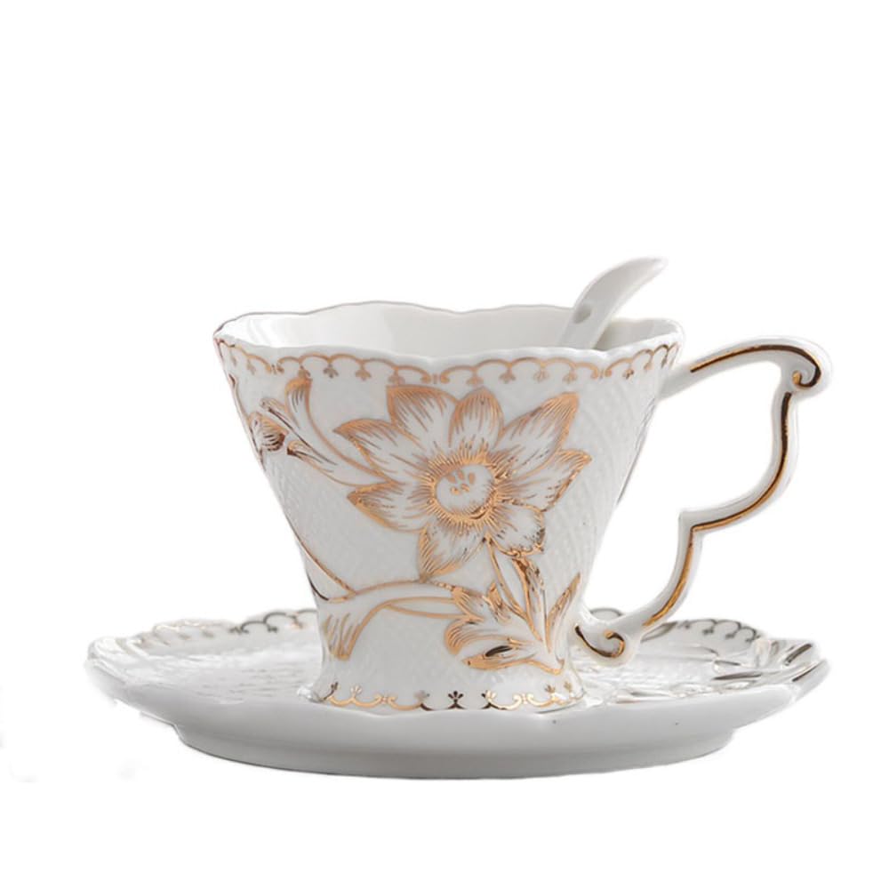 Tasses en céramique et soucoupes pour tasse à café et thé de 200ml