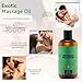 Exotic Sensual Massage Oil for Couples Sexual - Massage Oils for Date Night - Massage Oil for Massage Therapy - Aromatherapy Oil for Intimate Moments - Aphrodisiac Oil - 8.45 Fl Oz