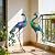 chisheen Metal Peacock Statue Garden Decor Yard Art Decoration Outdoor Sculpture,Set of 2,Housewarming Birthday for Women Mom