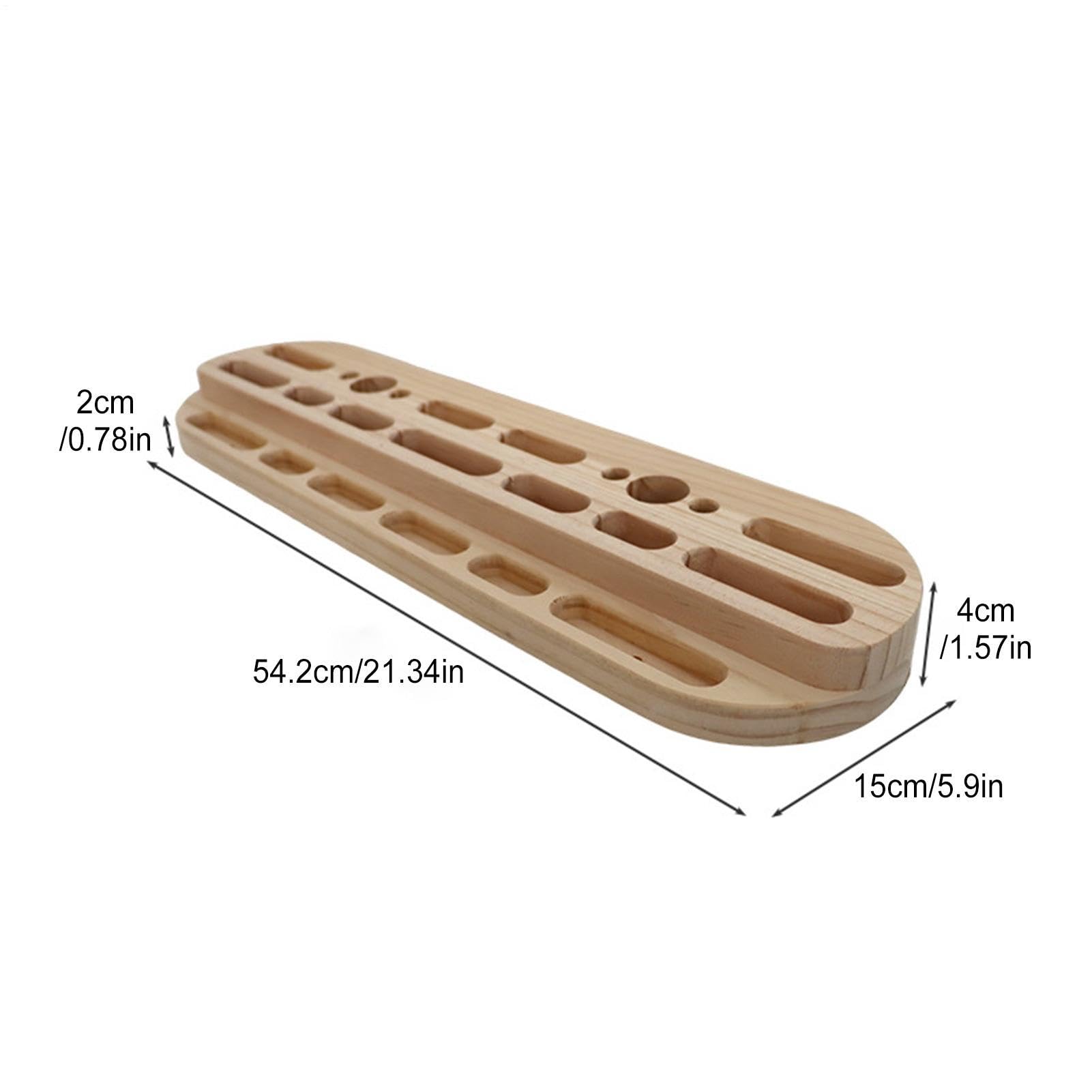 Generisch Hangboard Rock Climbing Wood Finger Strength Training Gear