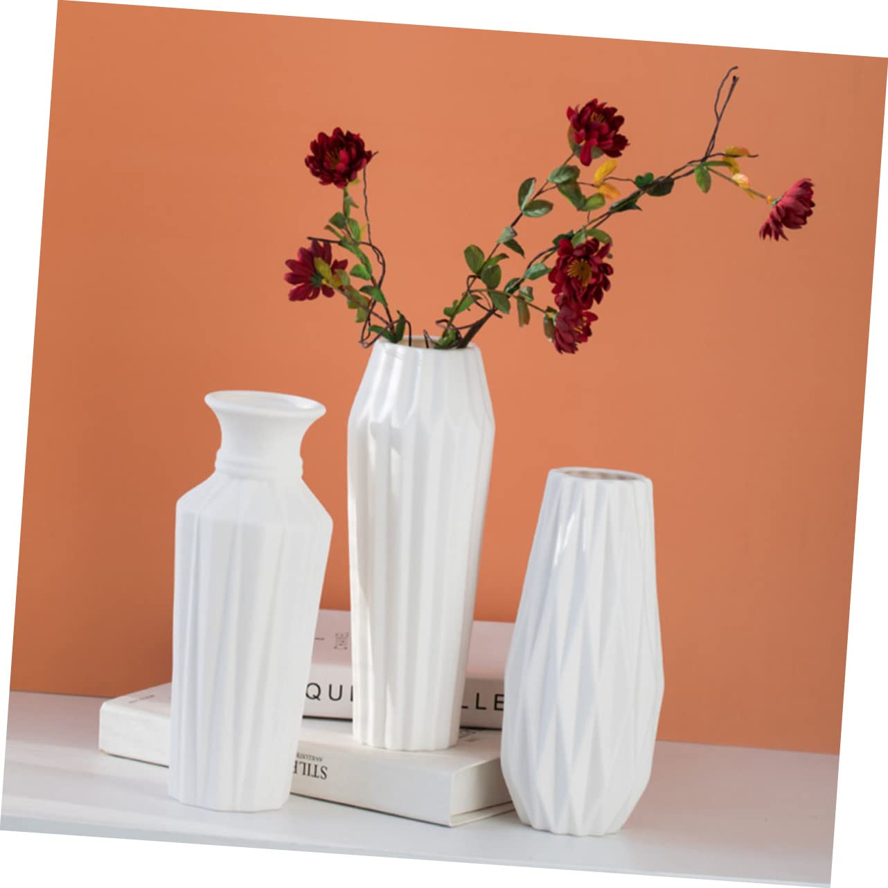PRETYZOOM Keramik Vase Set Tisch Dekoration Hause Vase Getrocknete Anordnung