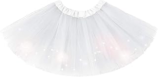 Girl Tutu Skirt, 3 Layers Tulle Tutus for Little Girls, Fluffy Ballet Dress Up for Toddler Kids Children(2T - 8T)