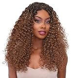 Synthetic Heat Resistant Tresses - Voluminous Ebony Waves, Secure Forehead Fit Coiffure | Versatile Salon Style Piece For Party Daily Use Comfortable Lightweight All Day Stable Installation