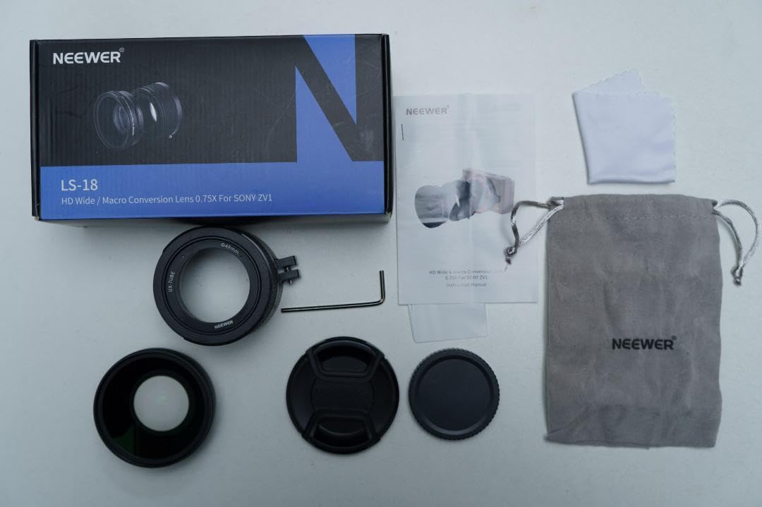 Amazon.co.jp: Neewer LS-18 ワイド／マクロコンバージョンレンズ ZV-1