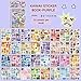 1000+ Pcs Cute Scrapbook Stickers Travel Laser Sticker Book for Adult Korean Stickers for Journal Aesthetic Photocard Glitter Kawaii Sticker Decor for DIY Card Art Arts Purple+Pink