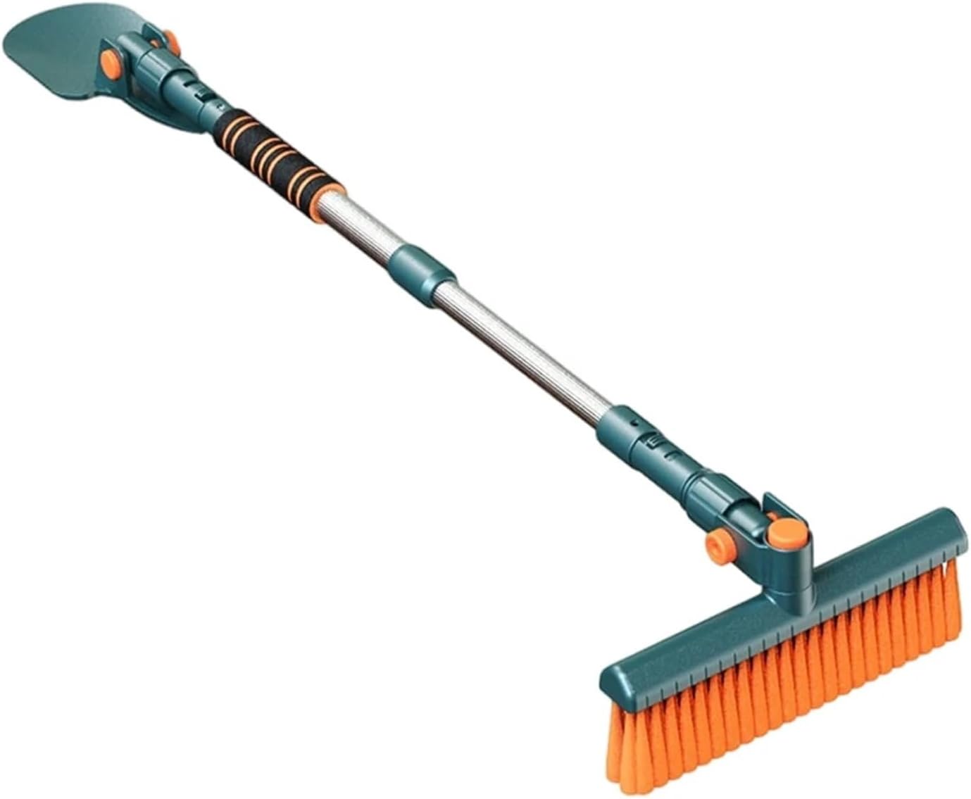 Extendable Snow Brush with Ice Scraper Ergonomic Grip Car Shovel Telescoping for Windshieldand(1PCS Trunk mat)
