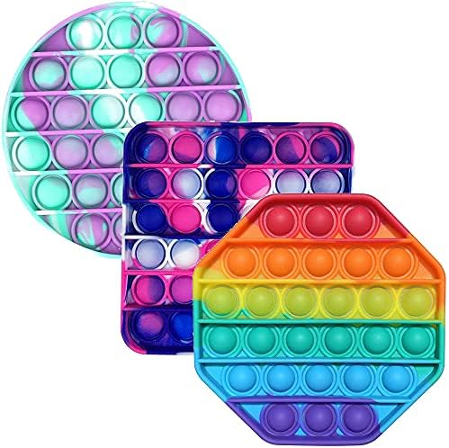 Rainbow Pop Pop Popping Bubble Popit 