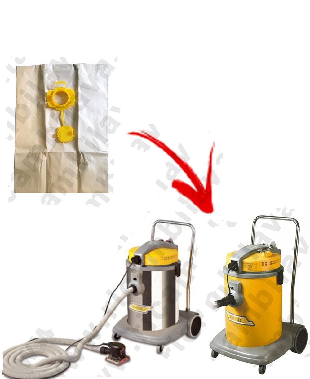 Sacchetti Per Aspirapolvere GHIBLI AS600 - 10 Pezzi - Capacit&agrave; 19 Litri - Sostituzione Originale