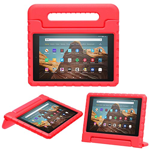 MoKo Case for Fire HD 10 Tablet (5th/7th/9th Generation, 2015/2017/2019 Release), Kids Shock