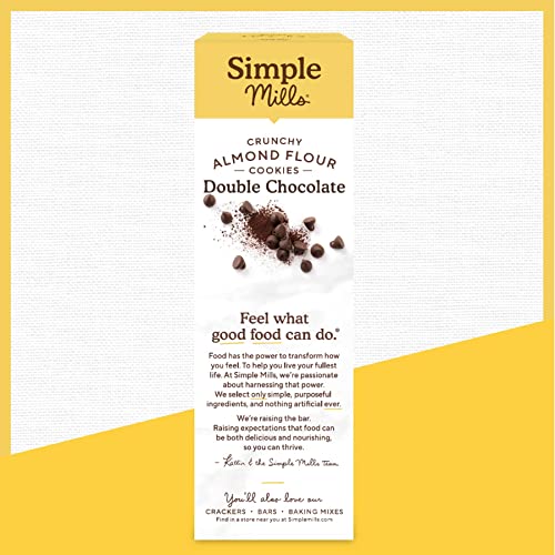 Simple Mills Almond Flour Crunchy Cookies Variety Pack (Chocolate Chip, Double Chocolate Chip, Toasted Pecan) - Gluten Free, Vegan, Healthy Snacks, Made With Organic Coconut Oil, 5.5 Ounce (Pack Of 3) #TOP1