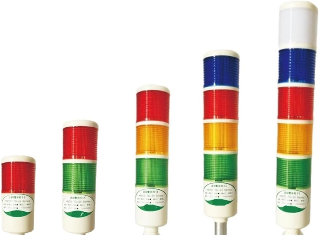 1pcs 24V DC LED Pilot Light Signal Lamp CNC Machine Working Warning Indicator Light TD55(2T24V)