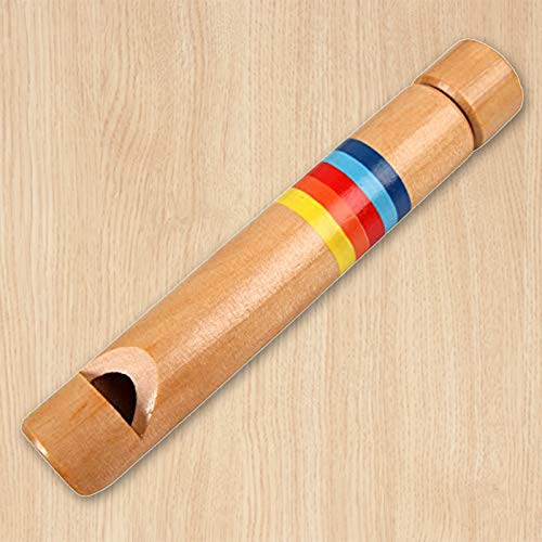 bismarckbeer Kinderen glijden houten leuke fluit fluit fluit muziekinstrument vroeg educatief speelgoed 5 Geel - Image 8