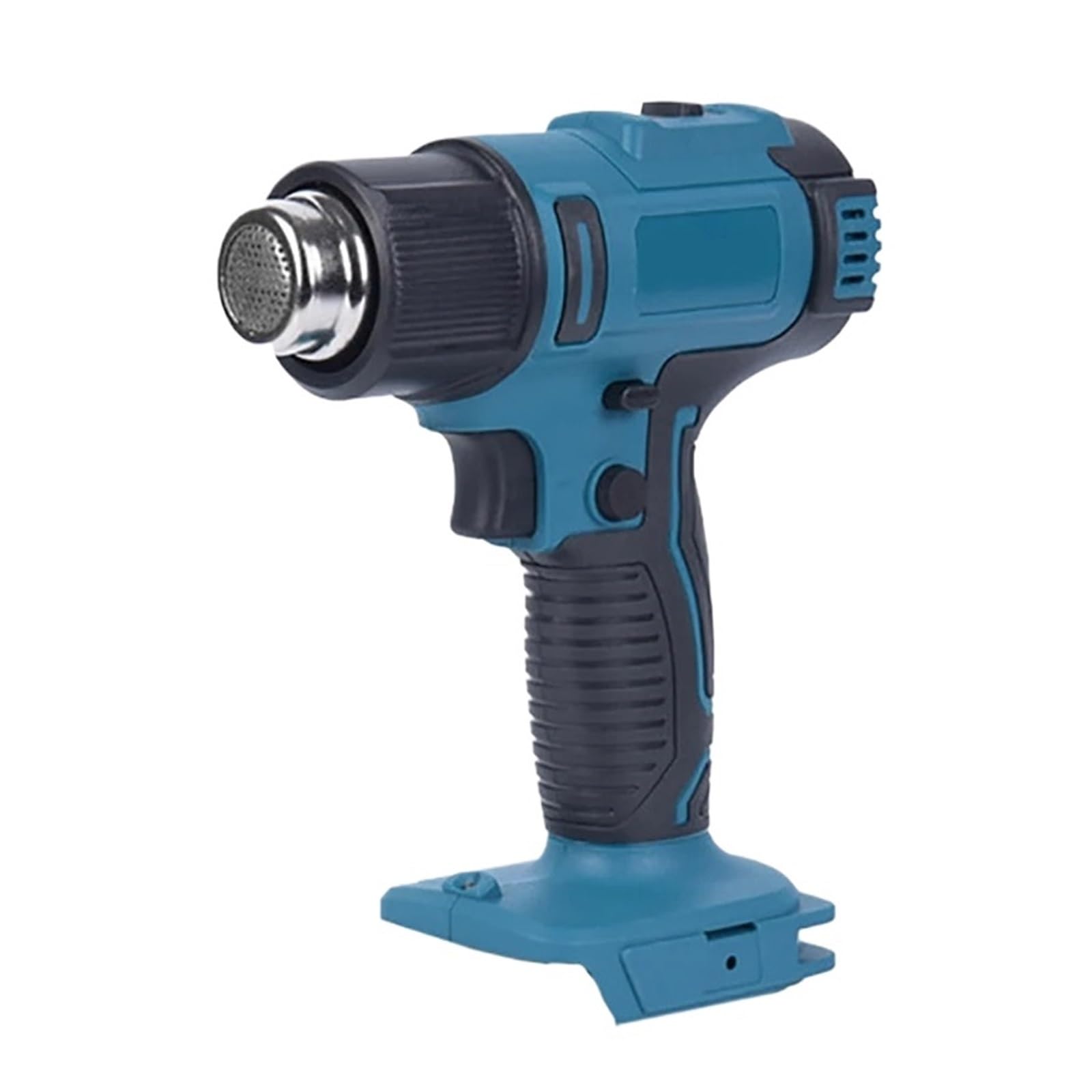 Pistola De Aire Caliente Eléctrica 1200W, Soldar Película Termorretráctil Plástico Inalámbrica Con Boquilla For Batería Recargable 18V Calentamiento RáPido(Without Battery)