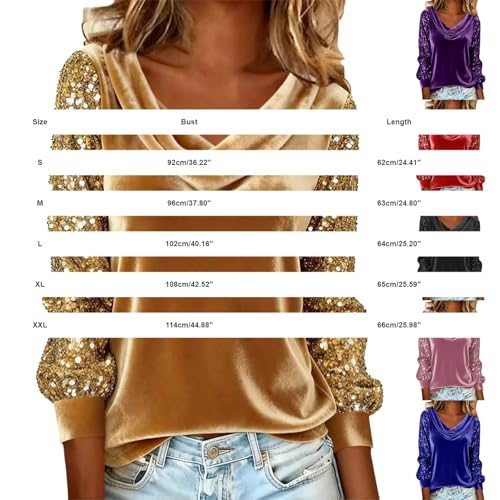 Robe de fête à paillettes style haut velours grande taille - 4